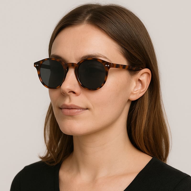Óculos de Sol Feminino Polarizado UV400 | Clássico Nibosi Merry