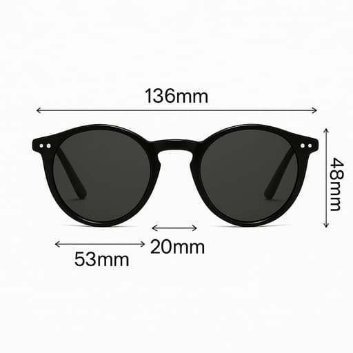 Óculos de Sol Feminino Polarizado UV400 | Clássico Nibosi Merry