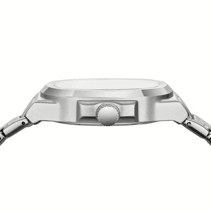 Detalhes da caixa em aço inoxidável do relógio minimalista masculino Nibosi astronaut 41mm