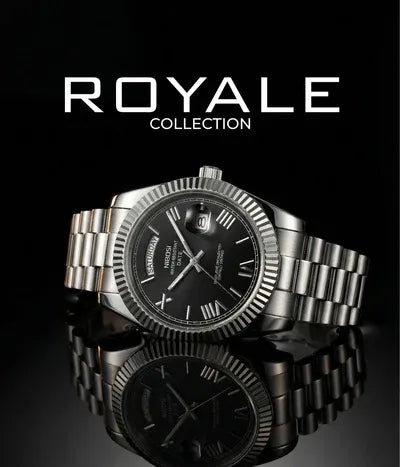 Banner destaque do relógio nibosi masculino royale
