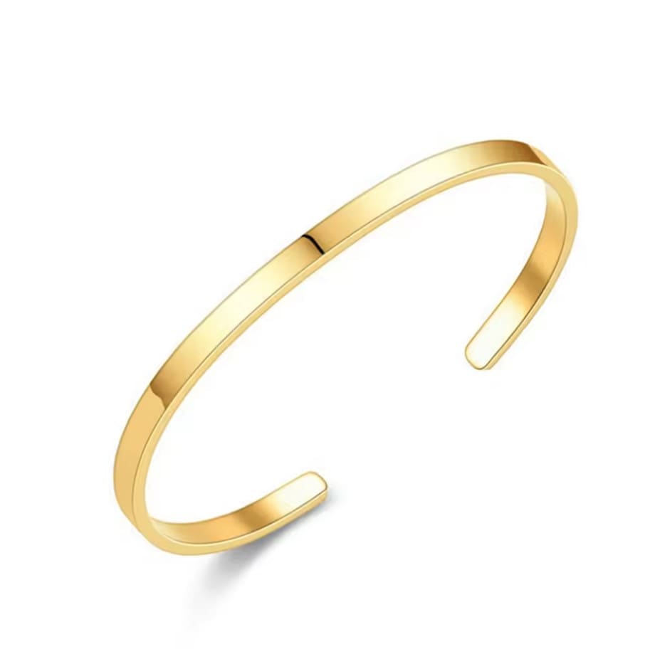 Bracelete masculino minimalista premium ajustável 3.5mm