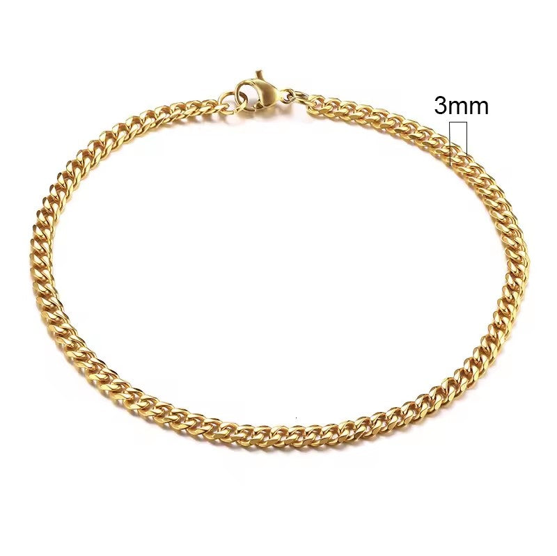 Pulseira Masculina Premium De Aço Inoxidável 316L