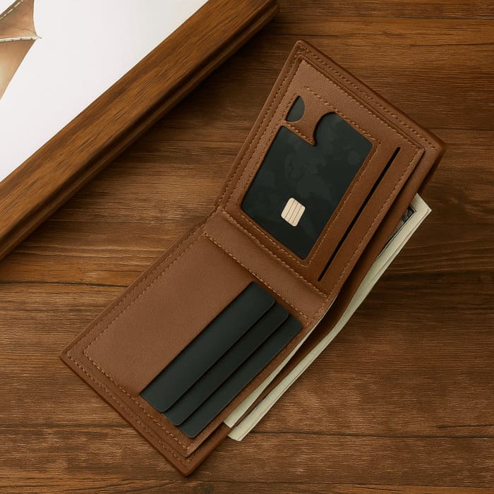 Carteira de couro masculina Navis