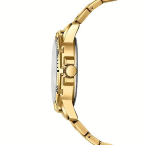 Relógio Nibosi Masculino Vellum Com Caixa e pulseira em aço inoxidável na cor dourado