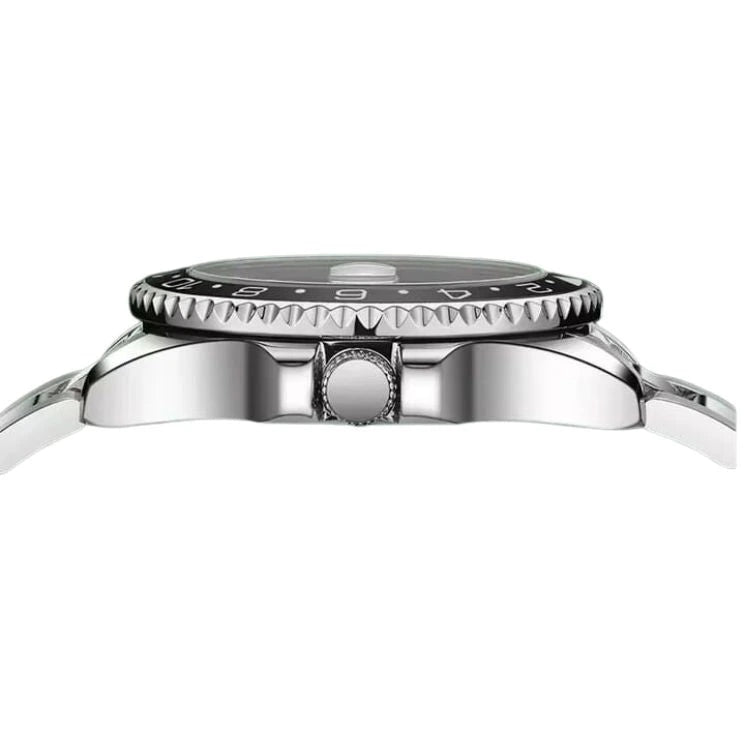espessura de 14mm da caixa do relógio Nibosi Majestic masculino automático