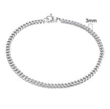 Pulseira Masculina Nibosi prata em aço inoxidável