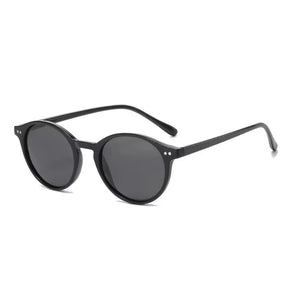 Óculos de Sol Masculino Nibosi Orion preto com lentes pretas, vista lateral