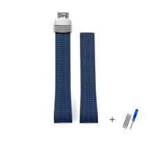 Pulseira de Silicone Nibosi azul avulsa