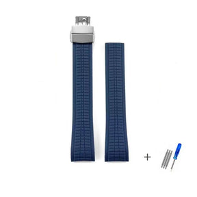 Pulseira de Silicone Nibosi azul avulsa