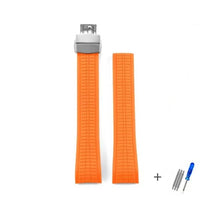 Pulseira de Silicone Nibosi laranja avulsa