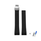 Pulseira de Silicone Nibosi preta avulsa