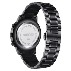 Relógio Nibosi minimalista masculino Preto 