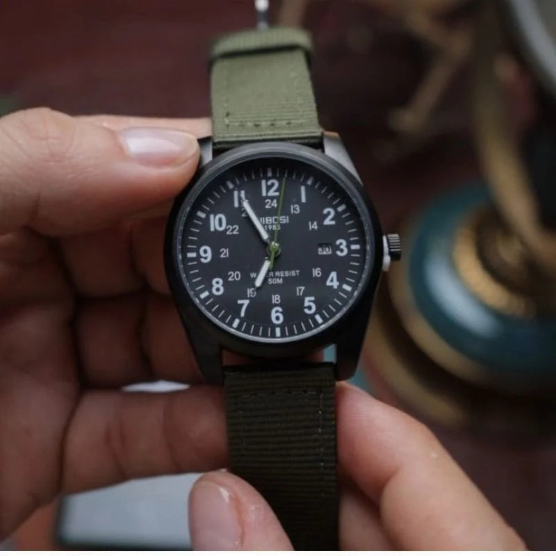 Relógio militar masculino Nibosi preto