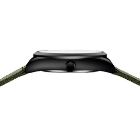 Relógio militar masculino Nibosi preto e verde